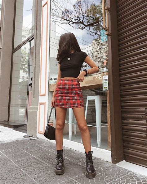 15 Aesthetic And Stylish Plaid Skirt Outfits You Must Wear Now Moda
