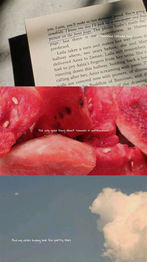 Summer Aesthetic Layout