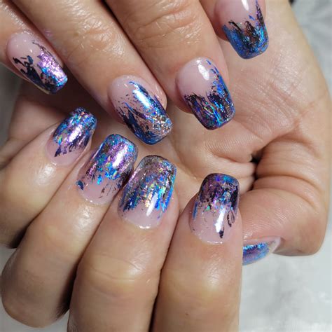 summer foil nail designs