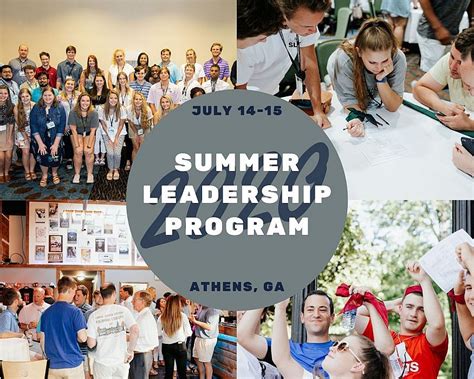 summer leadership program glass door