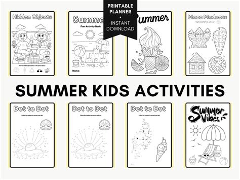 Summer Learning Program At Home Summer Learning Printables