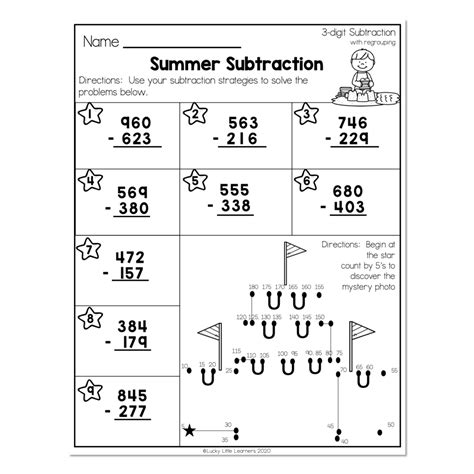 Summer Math Worksheets 2Nd Grade