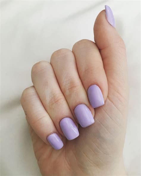 summer nails square lavender