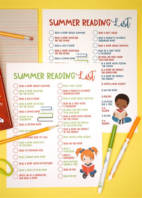 Summer Reading Printables