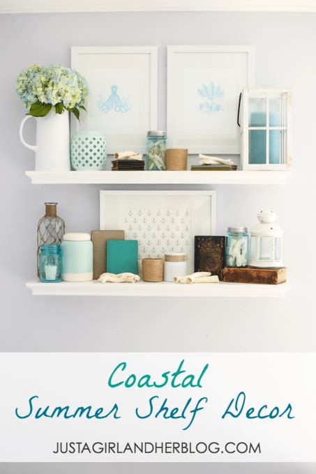 Summer Shelf Decor