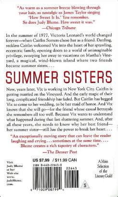 summer sisters book summary