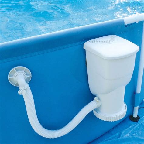summer waves elite frame pool with skimmerplus filter pump and deluxe kit