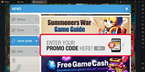 Summoners War Promo Code Where To Enter