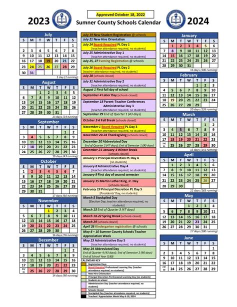 Sumner Schools Calendar