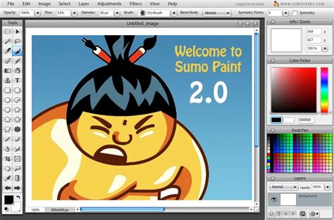 sumo paint online editor free