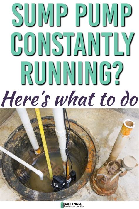 Sump Pump Running For A Week