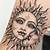 sun moon rising tattoo ideas
