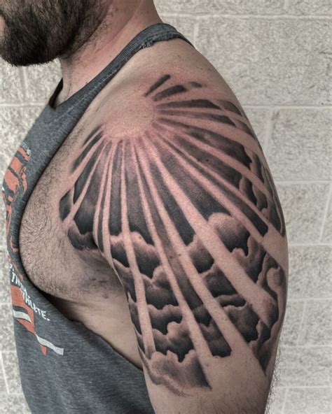 List Of Sun Rays And Clouds Tattoo Design References