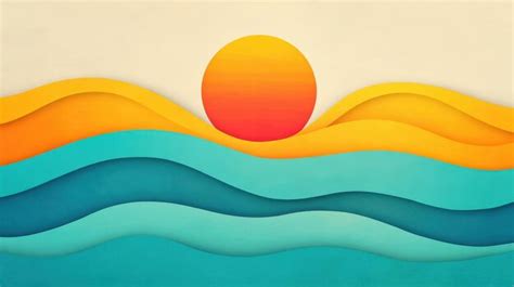 Sun And Wave Design
