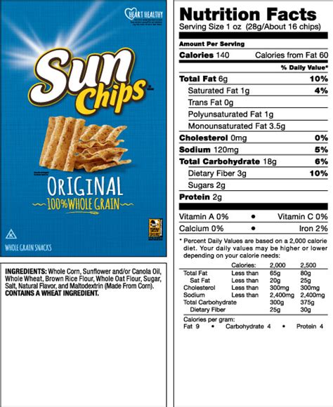 sun chips ingredients