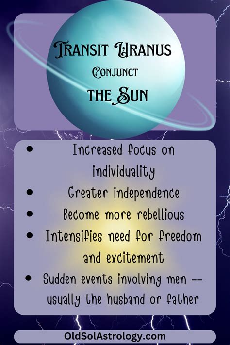 sun conjunct uranus transit