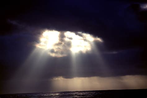 sun shining after storm