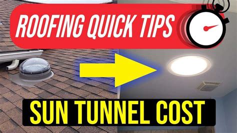 sun tunnel installation cost