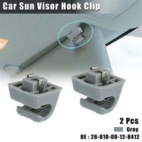 Sun Visor Clip Hook Bracket Hanger