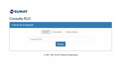 🥇🥇 RUC de la SUNAT - Consulta su RUC 2 pasos.