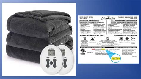 sunbeam heated blanket recall