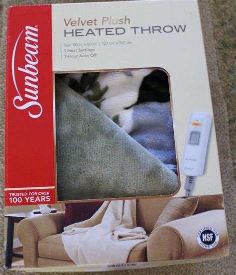 Sunbeam Heated Throw How To Use