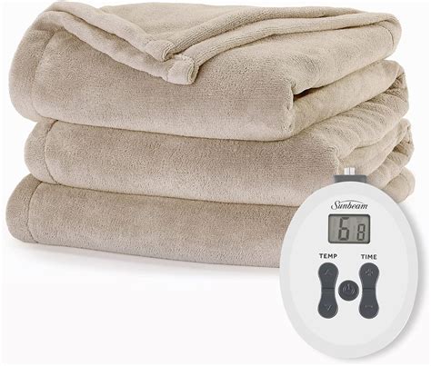 Sunbeam Microplush Heated Blanket With Comforttech Controller
