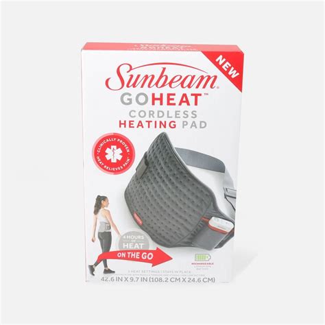 Sunbeam Portable Heating Pad Settings