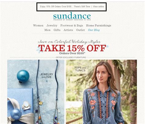 Don't Miss Out On Sundance Catalog Coupons