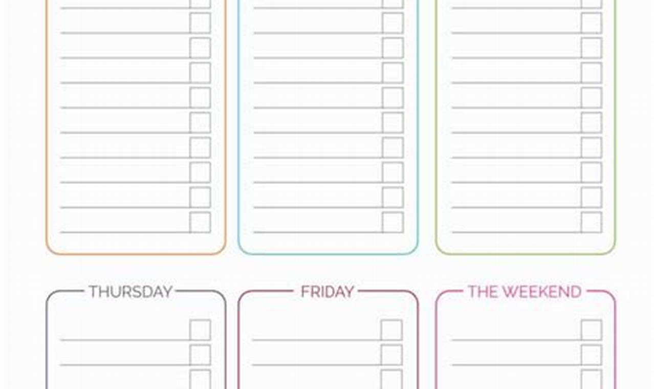 Sunday To-Do List Template: Refresh and Reset for a Productive Week Ahead