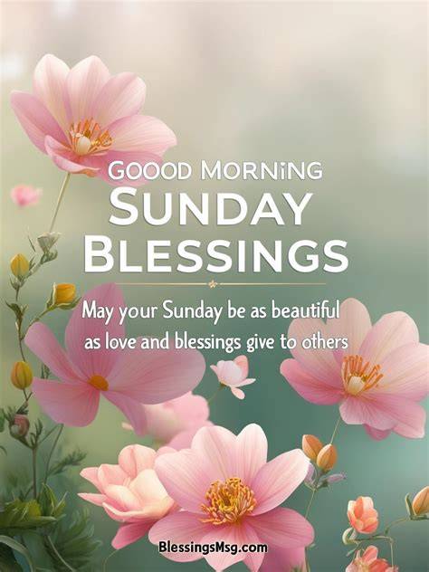 sunday blessings