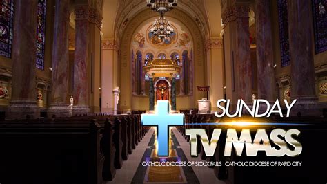 sunday catholic mass on tv schedule