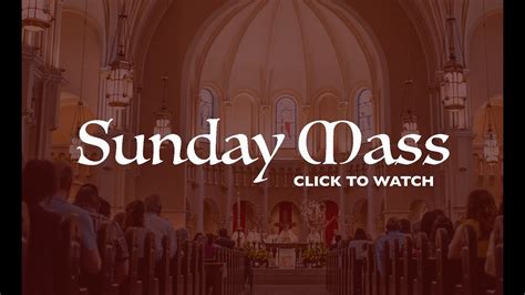 sunday holy mass online