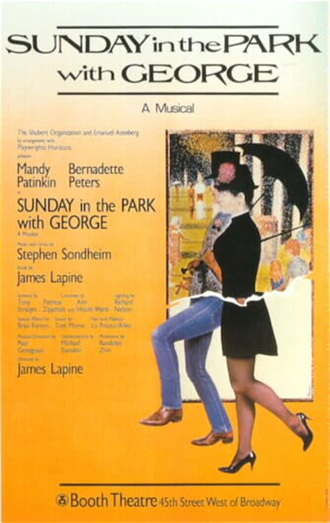 sunday in the park with george poster