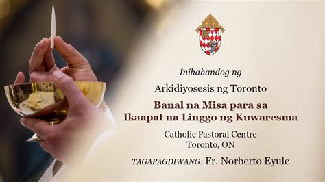 sunday mass in tagalog