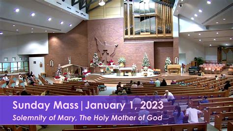 sunday mass january 1 2023