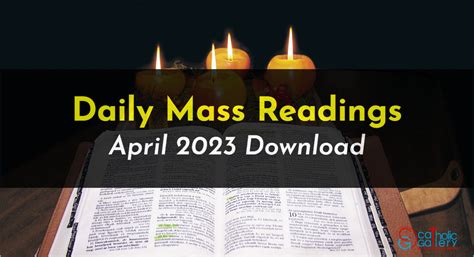 sunday mass readings for april 23 2023