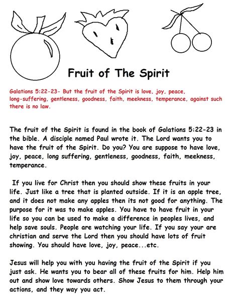 Sunday School Printable Lessons