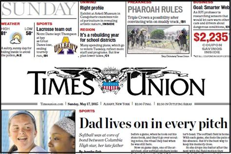 sunday times union newspaper