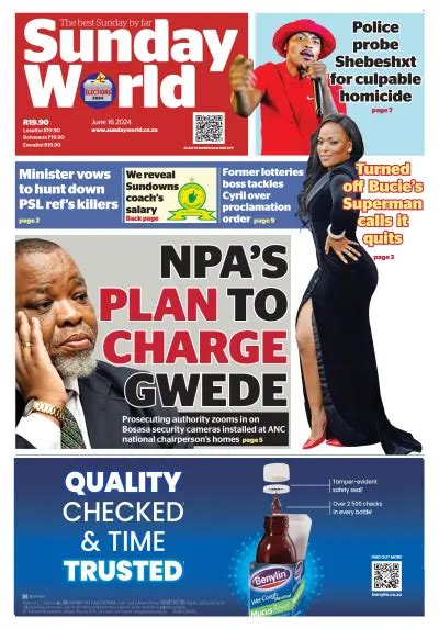 sunday world newspaper south africa online