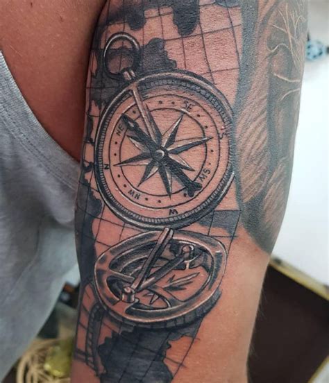 Informative Sundial Tattoo Designs References