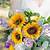 sunflower and lavender wedding