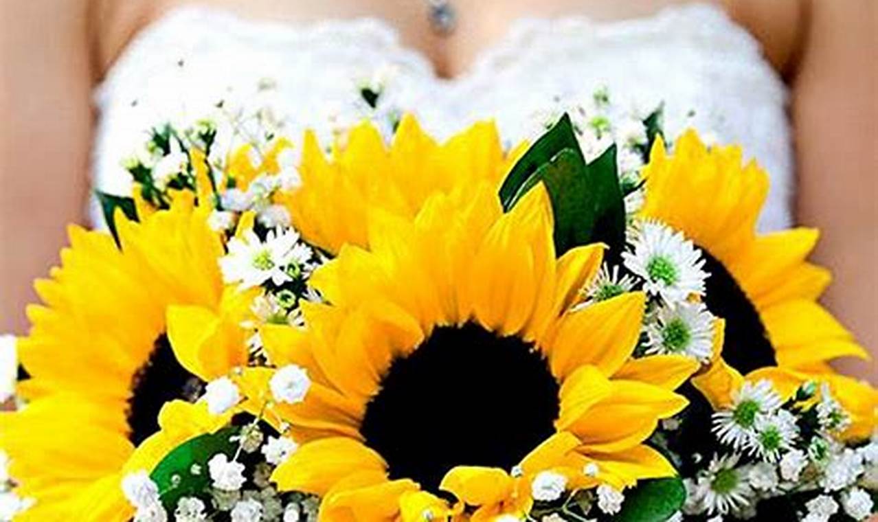 Sunflower Wedding Bouquets: A Guide to Happiness and Radiance