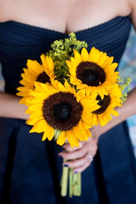 Sunflower Bouquet Caption