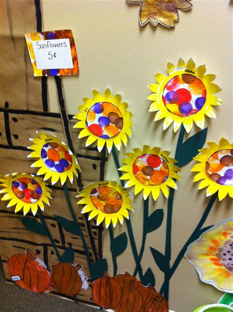 sunflower crafts for preschool
