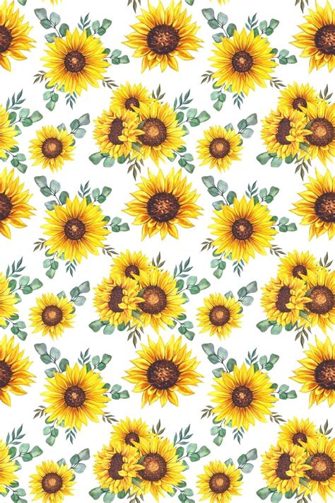 sunflower digital paper free