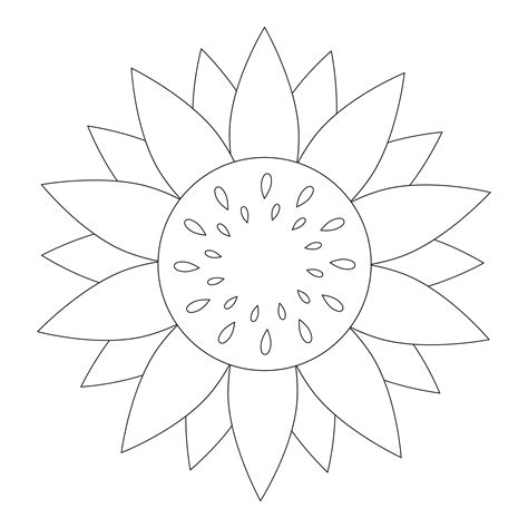 sunflower patterns printables free