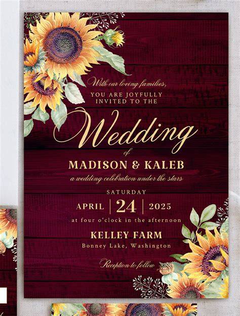 Custom Listing for Brittany Gragg Rustic sunflower wedding, Sunflower