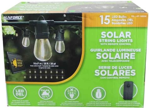 Sunforce Solar String Lights Remote