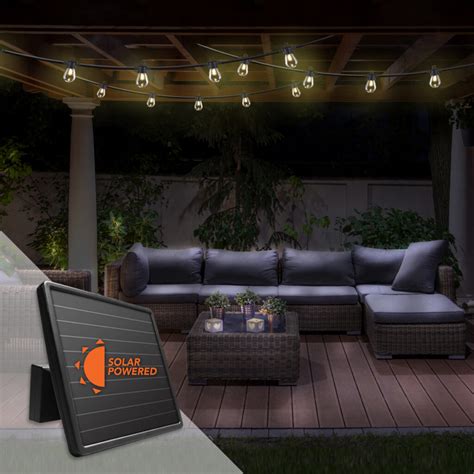 Sunforce Solar String Lights Turn On By Itself